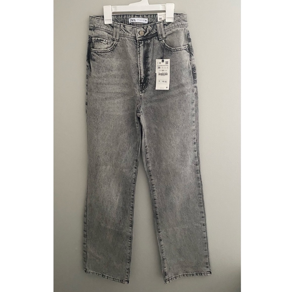 Zara Z1975 Straight Leg Full Length Jean Size 6